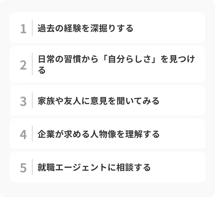「ガクチカがない」を解決!すぐできる5つの見つけ方のイメージ