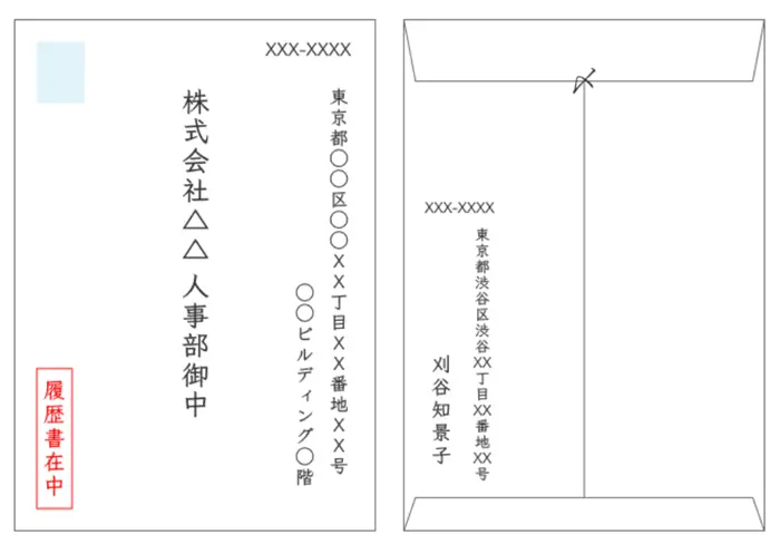郵送する場合のマナーのイメージ