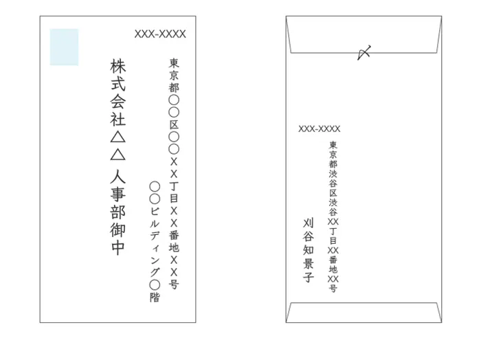 お礼状の封筒の書き方と筆記具のマナーのイメージ