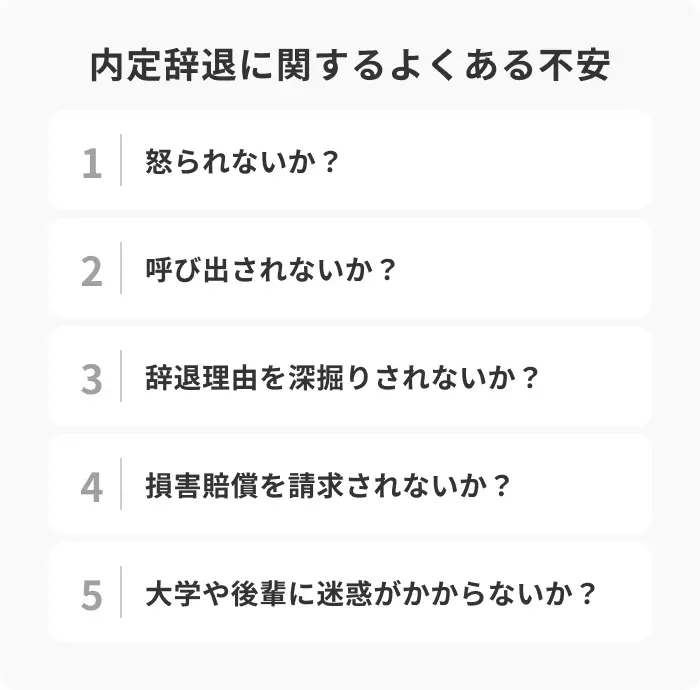 内定辞退の電話が怖い…よくある不安への対処法のイメージ
