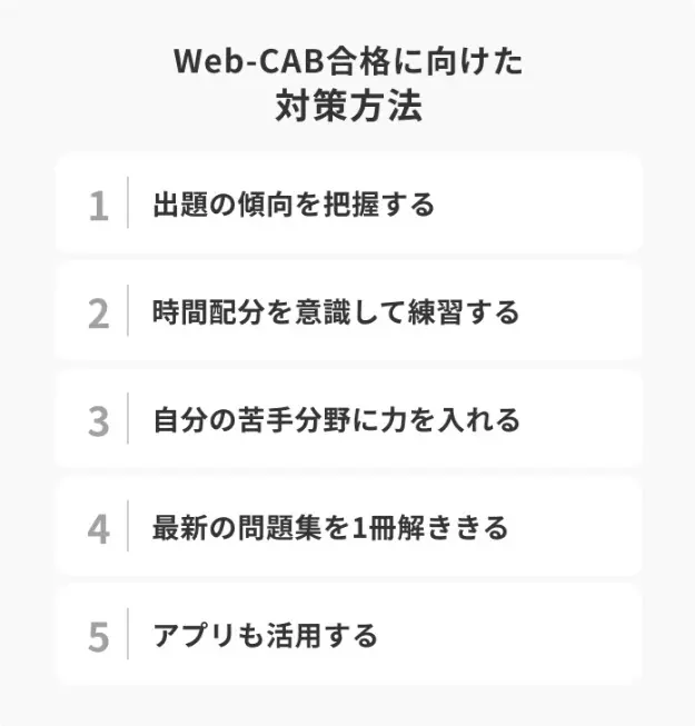 Web-CABとは？合格に向けた対策や正答率アップにつながるコツを解説